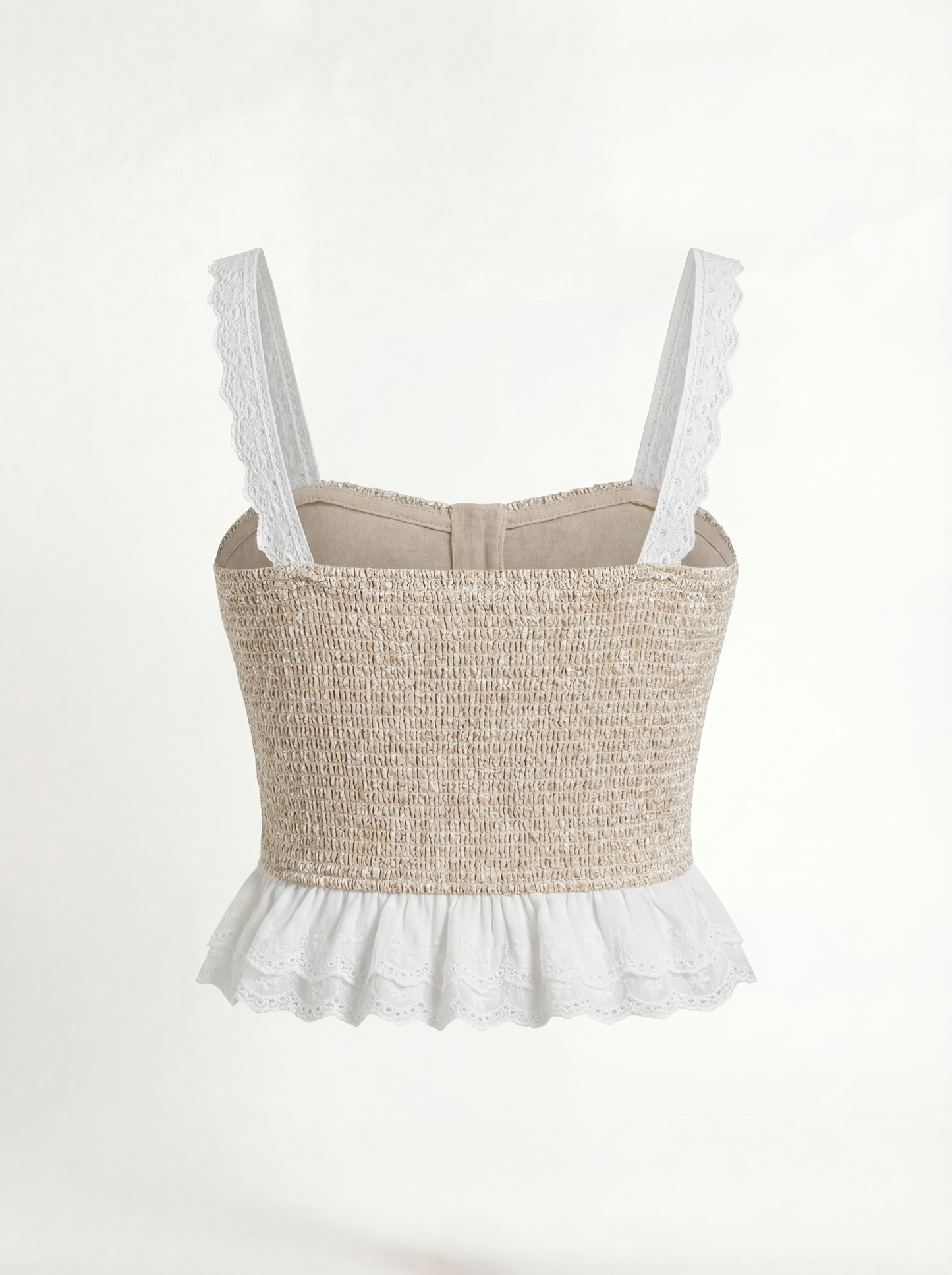 Smock-Top Beige