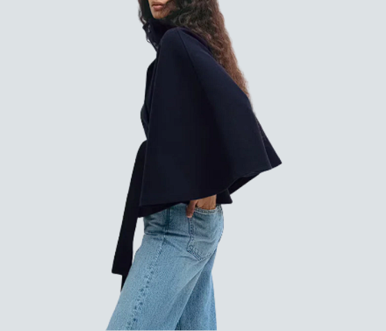 Elegante Jacke mit Gürtel