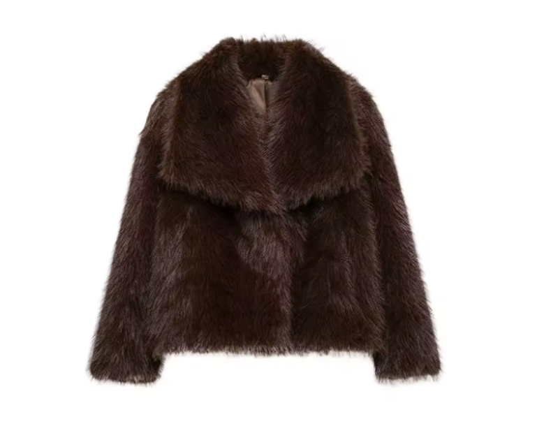 Weiche Faux Fur Jacke