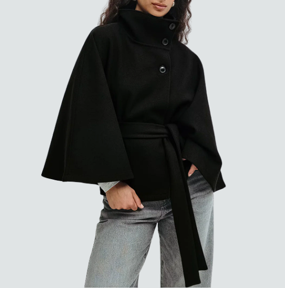 Elegante Jacke mit Gürtel