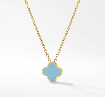 Baby Blaue Kleeblatt Kette