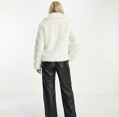 Weiche Faux Fur Jacke