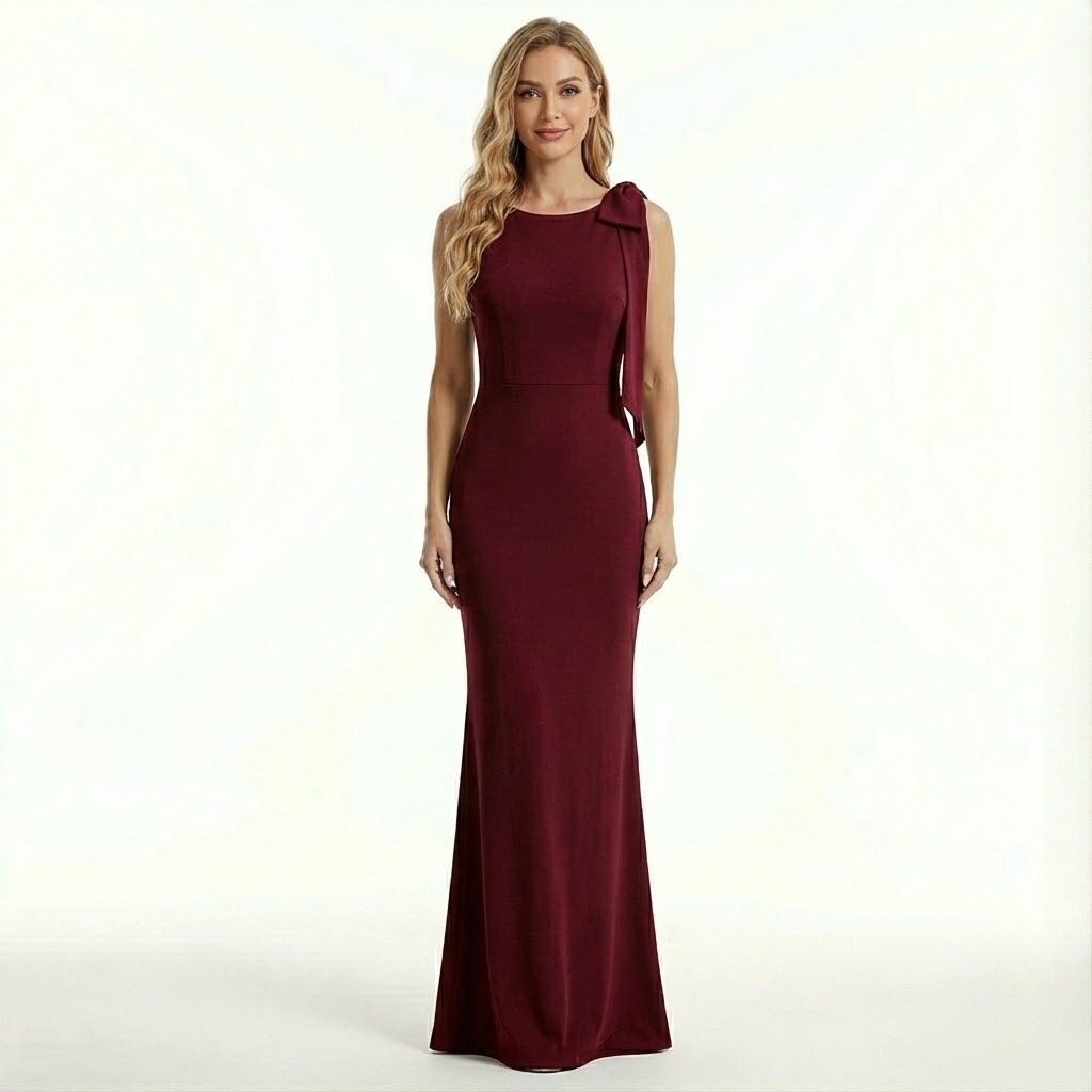 Aurelia Satin-Maxikleid