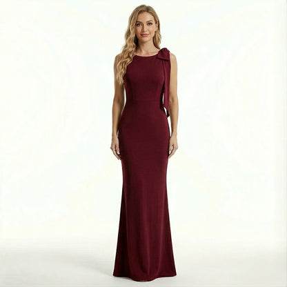 Aurelia Satin-Maxikleid