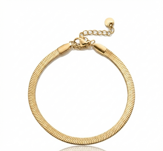 Schlangen-Armband Gold