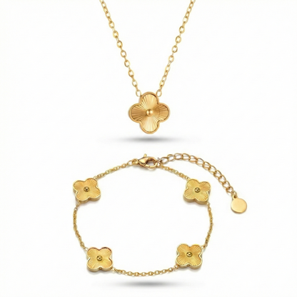 Strukturiertes Gold-Set