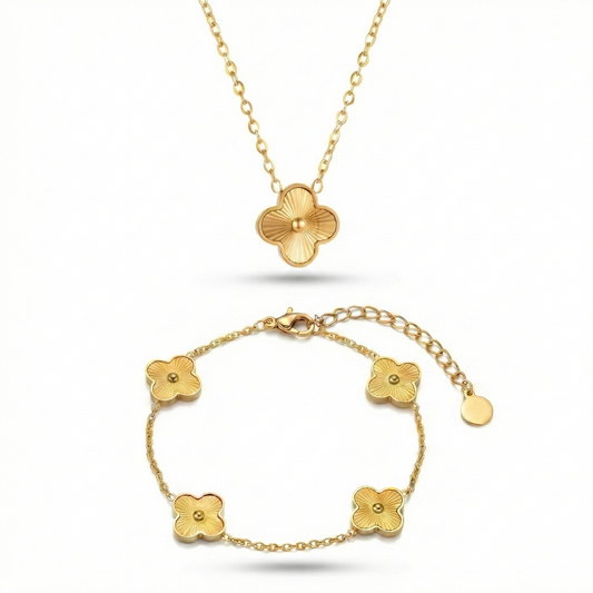 Strukturiertes Gold-Set