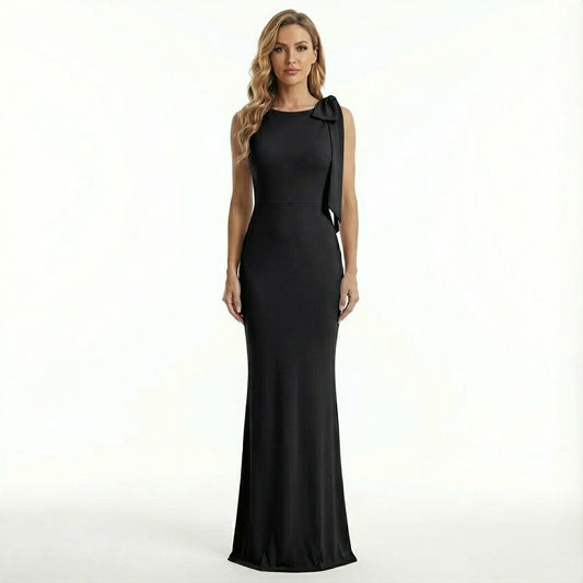 Aurelia Satin-Maxikleid