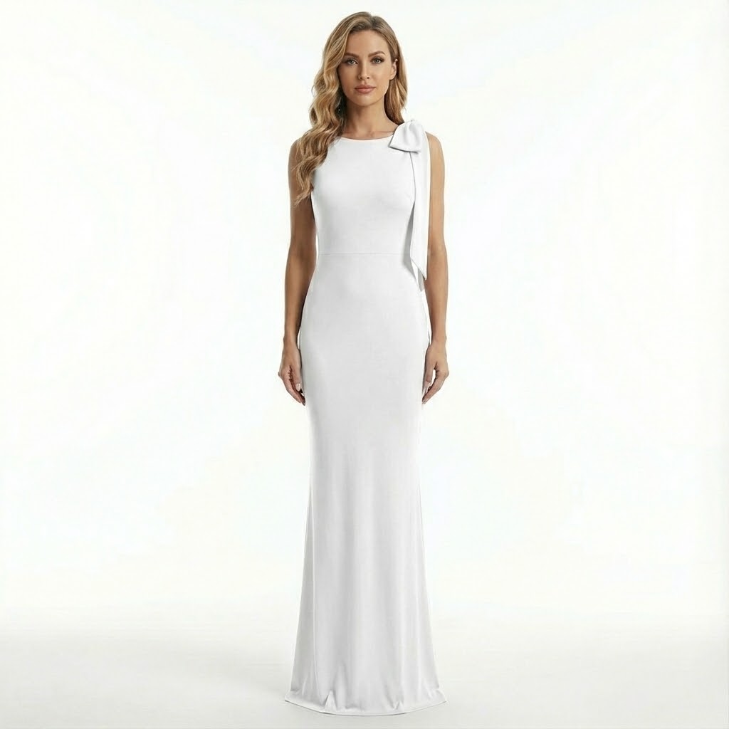 Aurelia Satin-Maxikleid