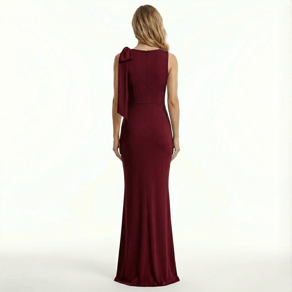 Aurelia Satin-Maxikleid