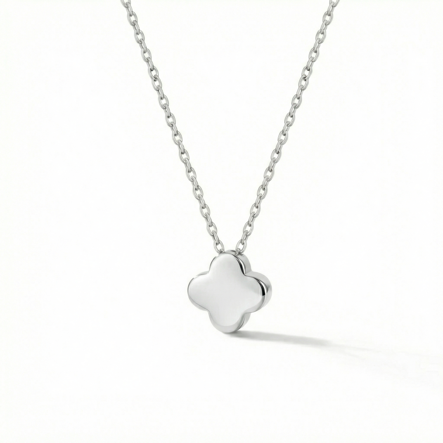 Beige Kleeblatt Kette