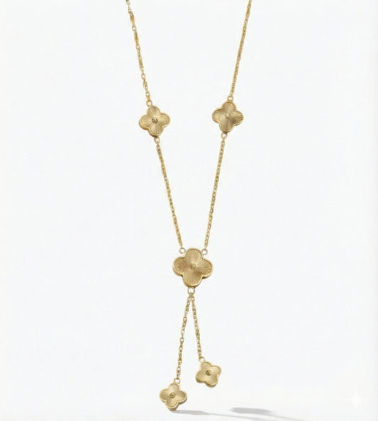 Y-Kette mit Kleeblättern