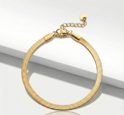 Schlangen-Armband Gold