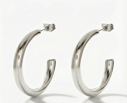 Statement-Glanz Creolen