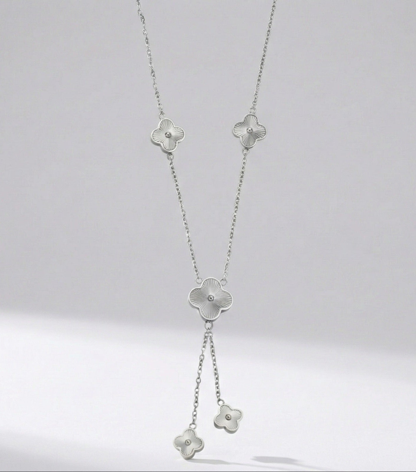 Y-Kette mit Kleeblättern