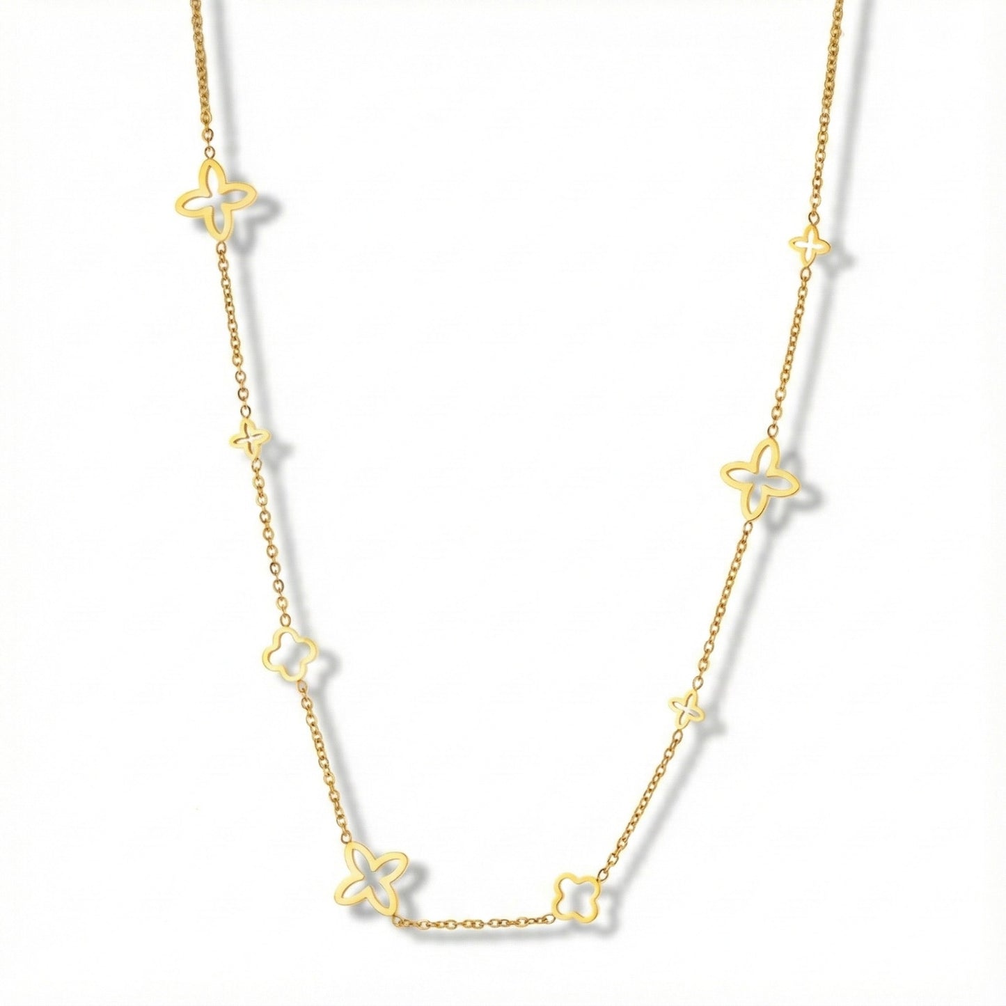 Offene Kleeblatt Kette