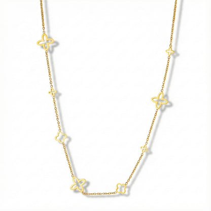 Offene Kleeblatt Kette