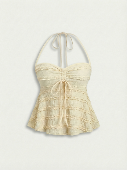 CYLIA I Crinkle Top