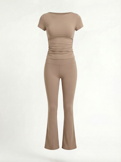 CYLIA I Beige V-Cut