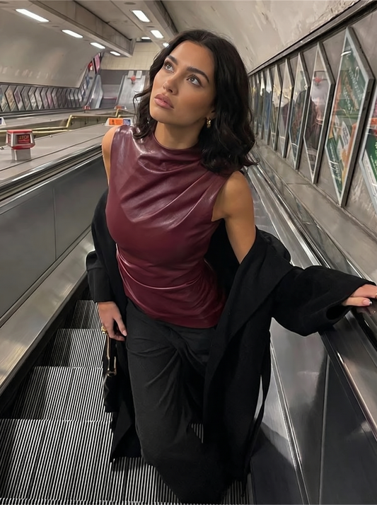 CYLIA I Ribbed Top