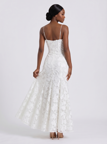 CYLIA I Cowl Lace Dress