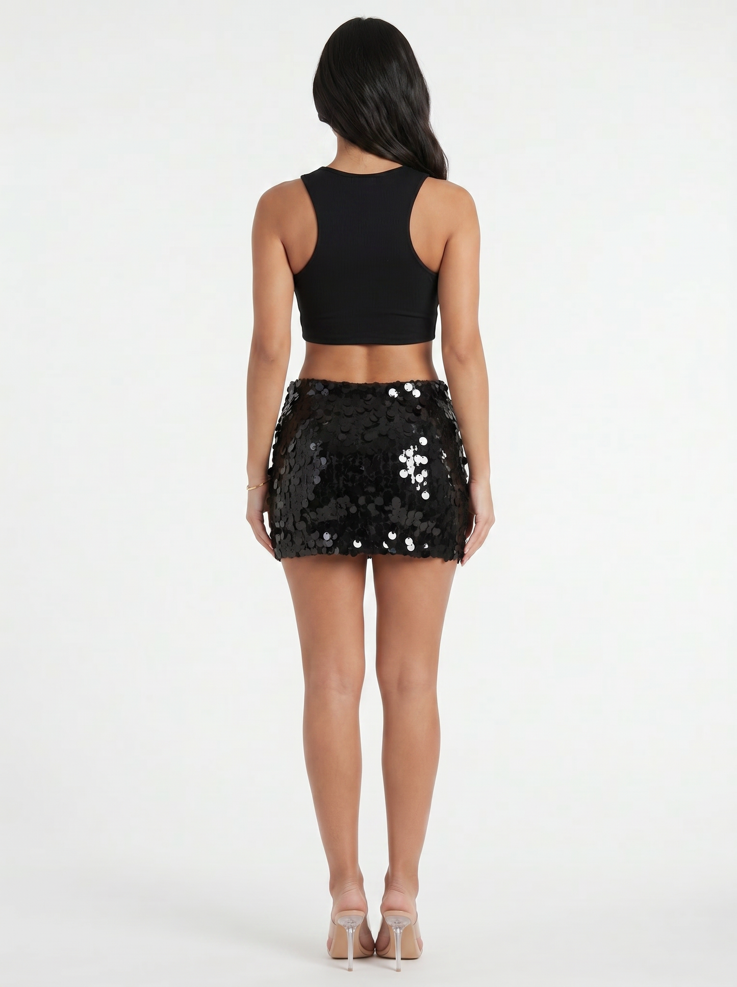 CYLIA I Sequin Skirt