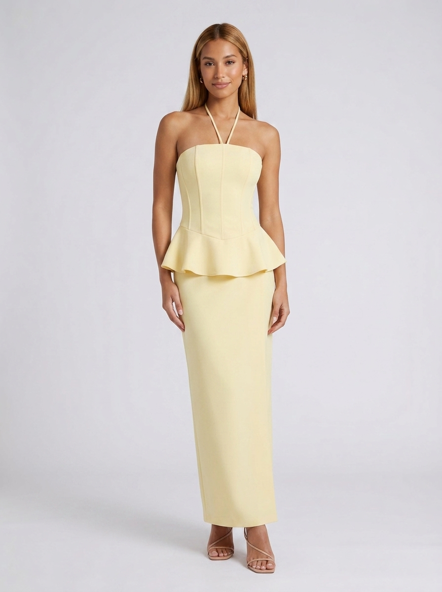 CYLIA I Soleil Peplum