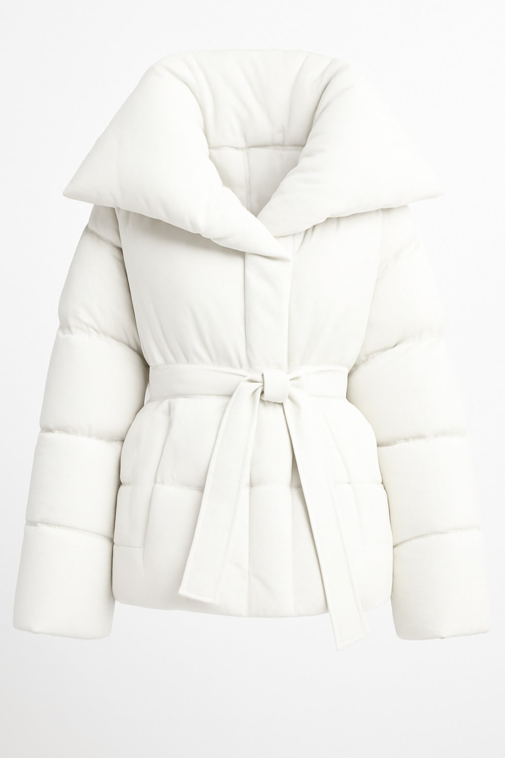 Steppjacke mit Gürtel