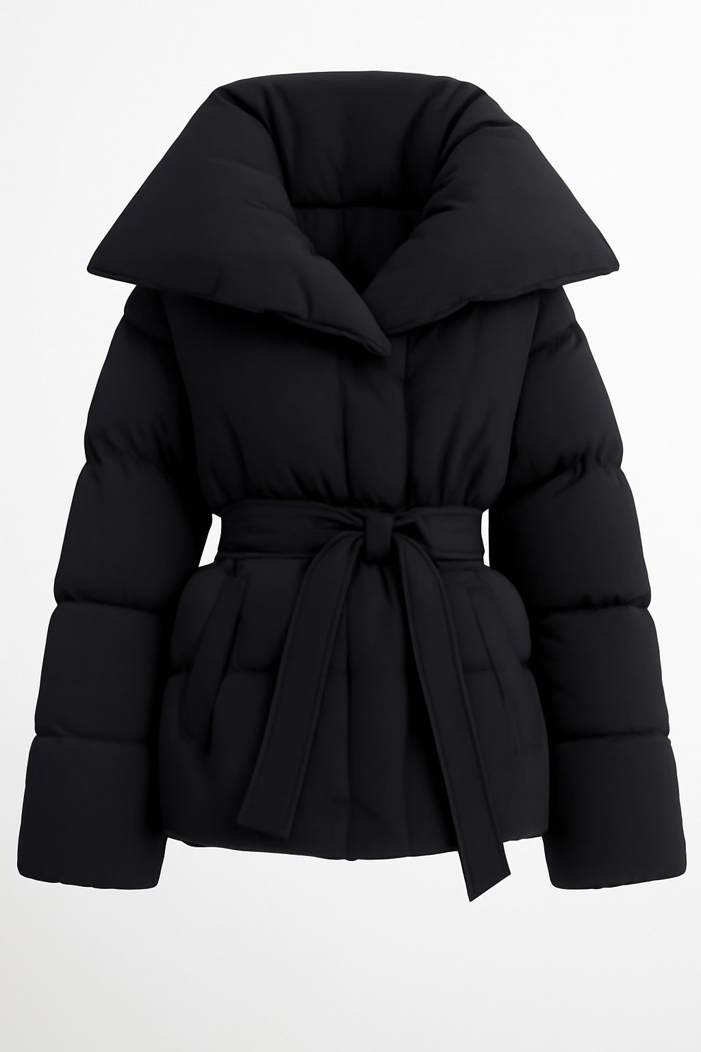 Steppjacke mit Gürtel