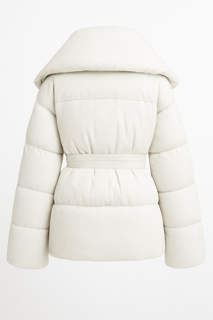 Steppjacke mit Gürtel